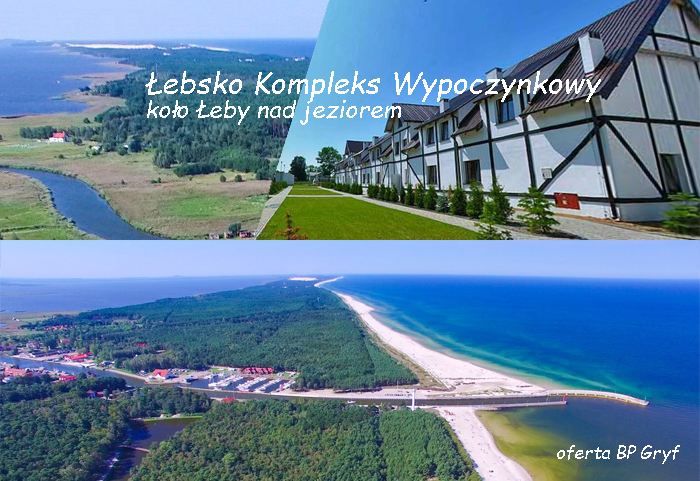 Łebsko ośrodek jezioro i morze